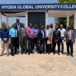 Catholic Archdiocese of Ndola delegation during a campus visit at Hygeia Global University College
